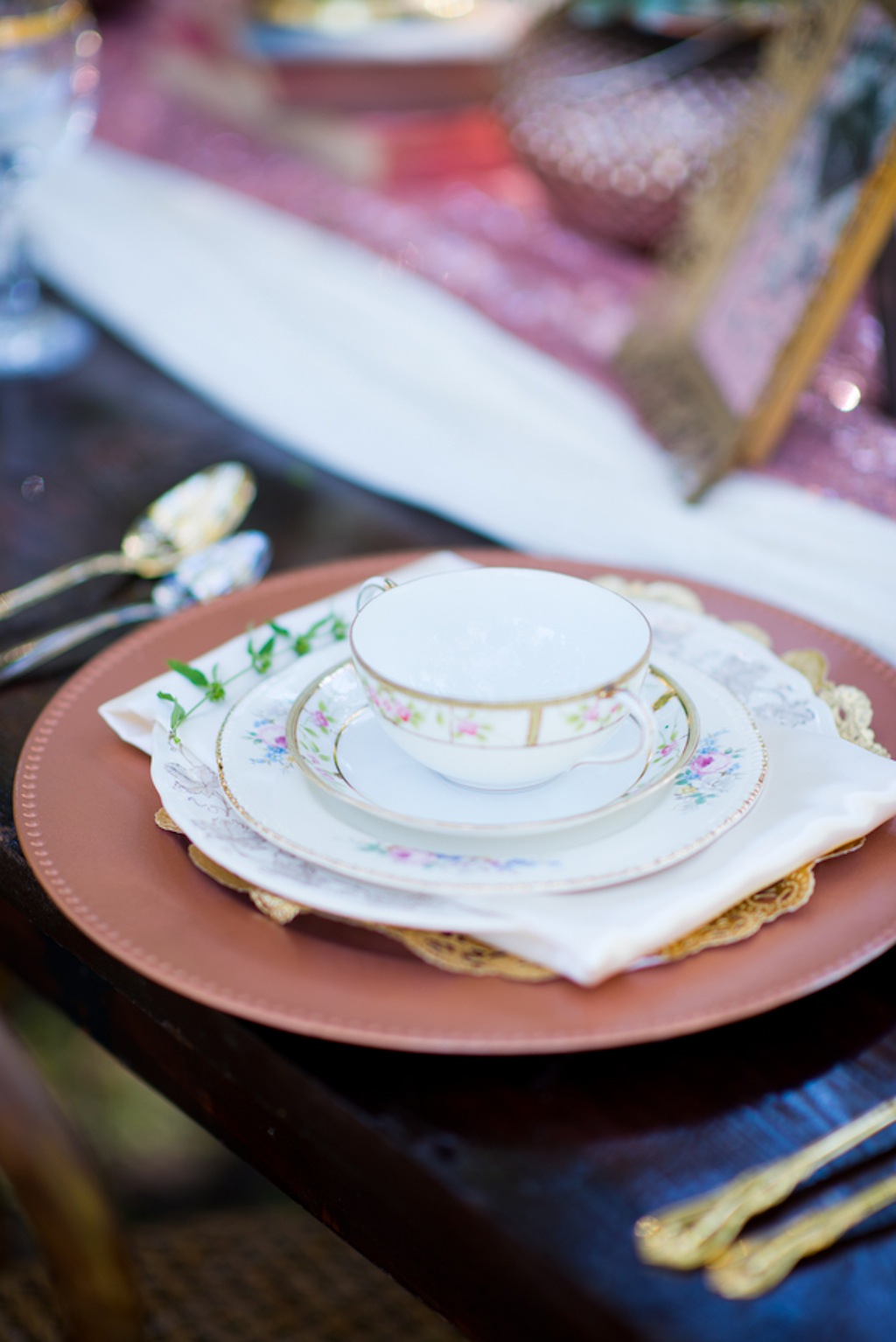 Vintage mis-matched Wedding China | Vintage, Garden Wedding Styled Shoot