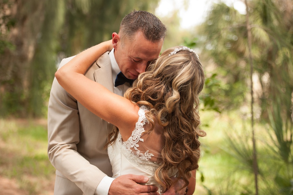 St. Pete Bride and Groom First Look