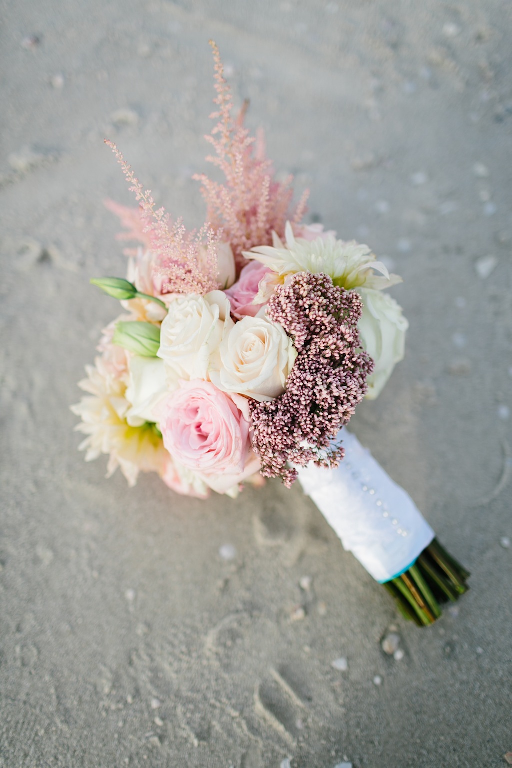 Light Pink and White Beach Wedding Bouquet