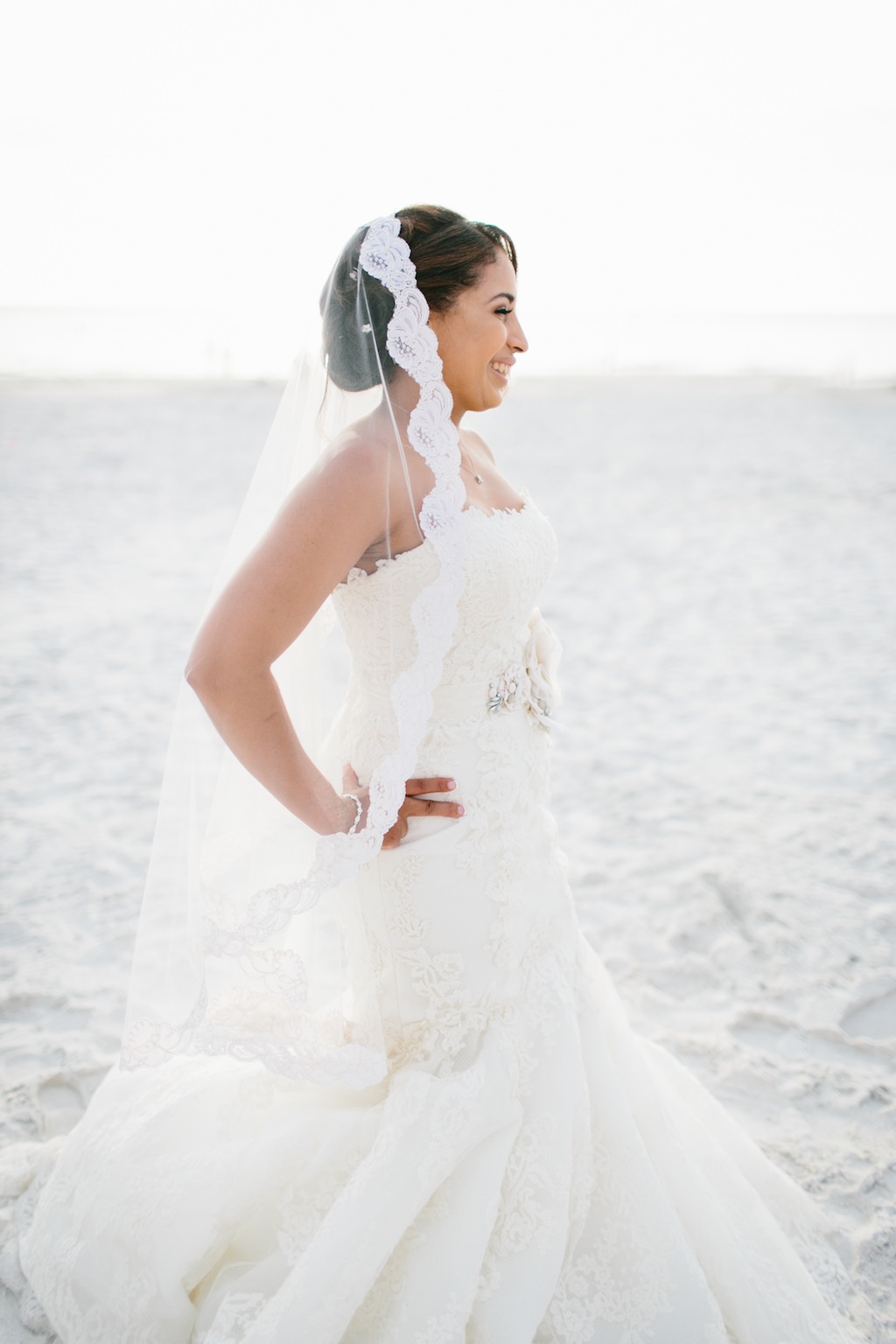 Destination Clearwater Beach, Fl Wedding - Enzoani Wedding Dress