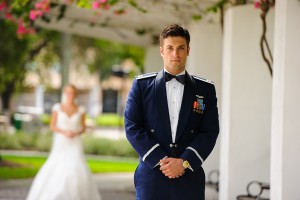 Military Groom First Look