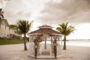 Rustic Gazebo: Beach Wedding Ceremony at Isla del Sol Yacht and Country Club