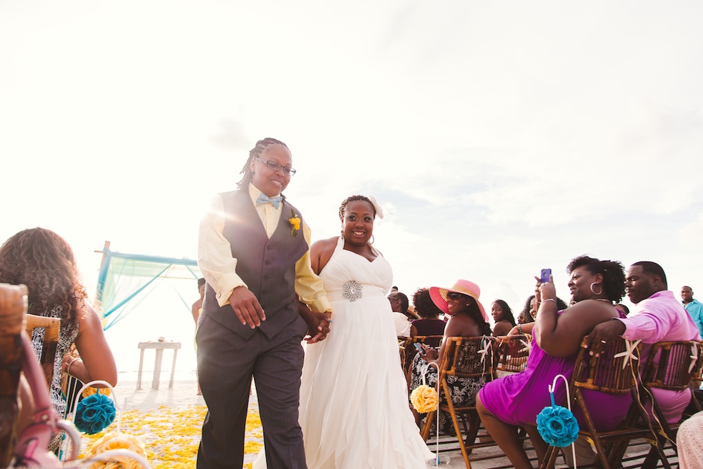 Same Sex Destination Gay Beach Wedding in St. Petersburg, Fl