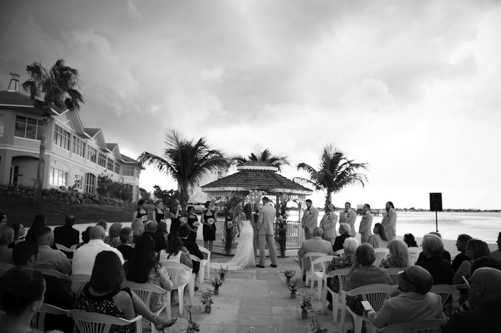 St. Pete, FL Beach Wedding Ceremony at Isla del Sol Yacht and Country Club