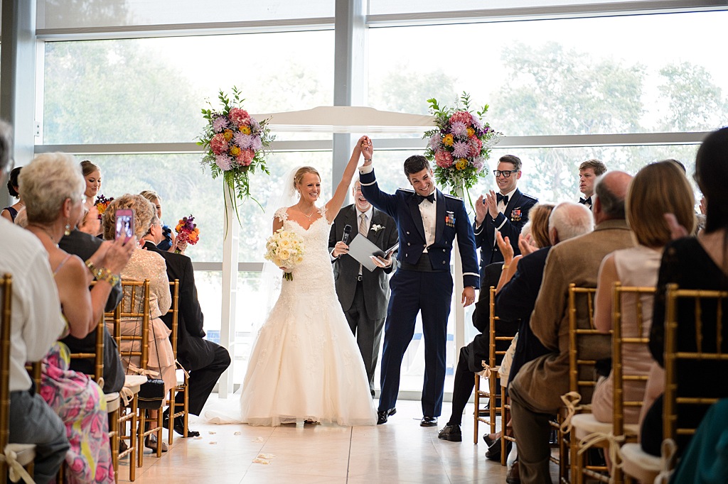 St. Pete Museum of Art Military Wedding Ceremony