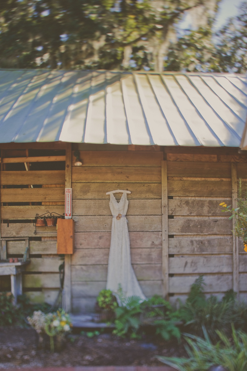 Rustic Lace Wedding Dress with Belt