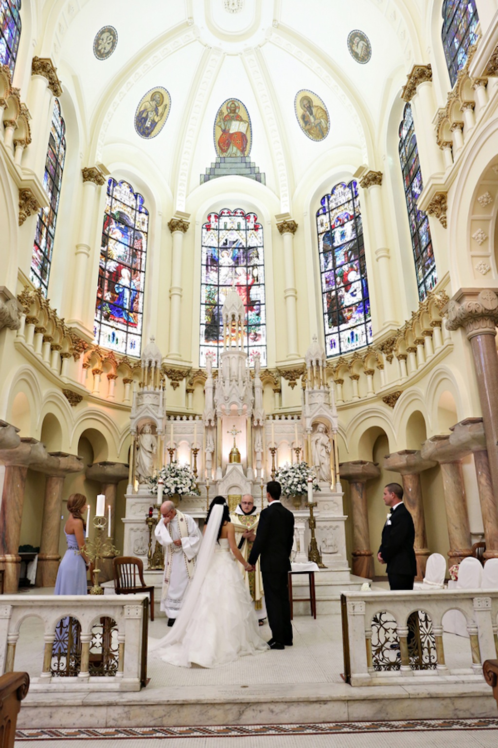 Wedding Ceremony | Sacred Heart Catholic Church Downtown Tampa Wedding