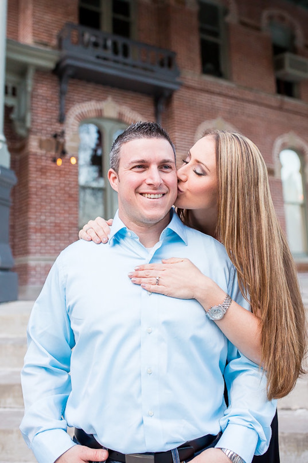 Downtown Tampa Univeristy of Tampa Wedding Engagement Session