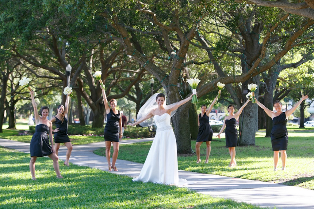 Black Bridesmaid Wedding Dresses