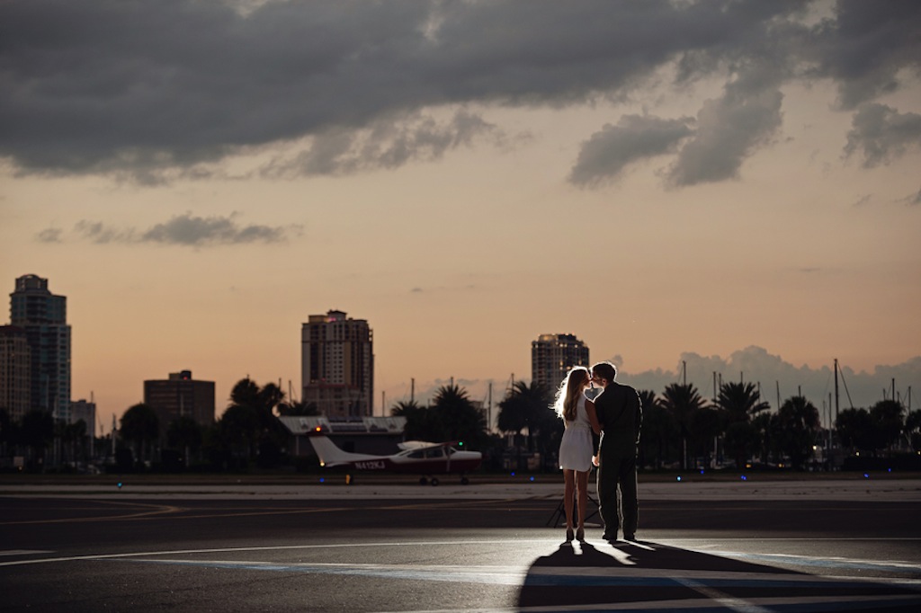 Airport Wedding Engagement Session | Marc Edwards Photography