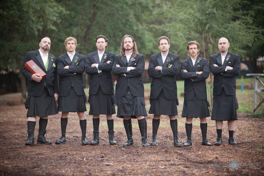 Groomsmen in Kilts