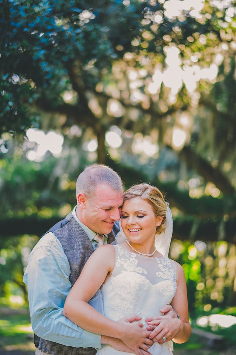 Rustic Cross Creek Ranch Wedding | Peach & Green Wedding