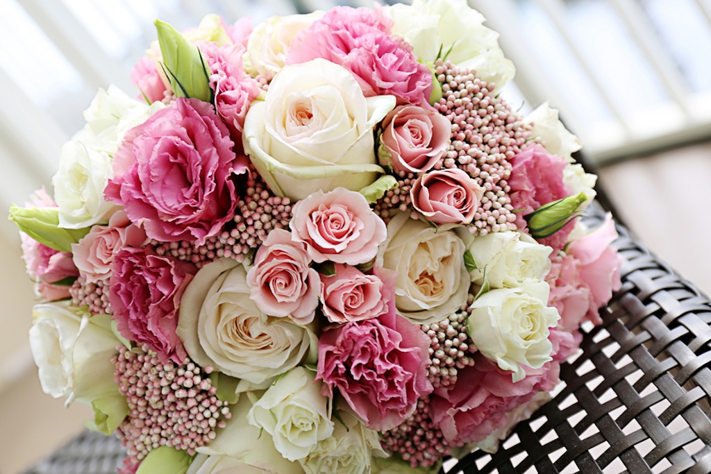 Pastel Pink Wedding Bouquet