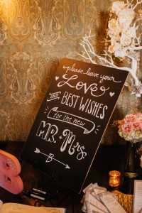 Wedding Guestbook Chalkboard Sign