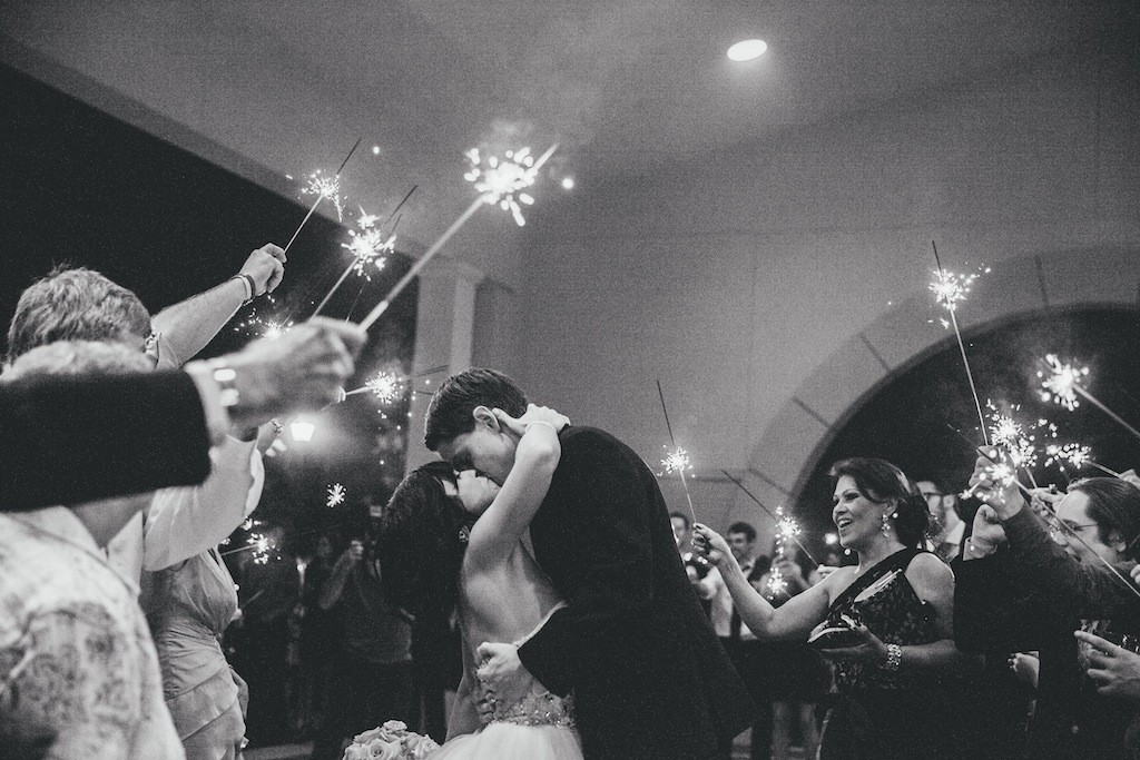 Wedding Sparkler Exit