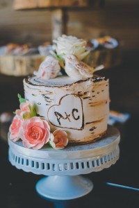 Rustic Wedding Cake - Alessi Bakery