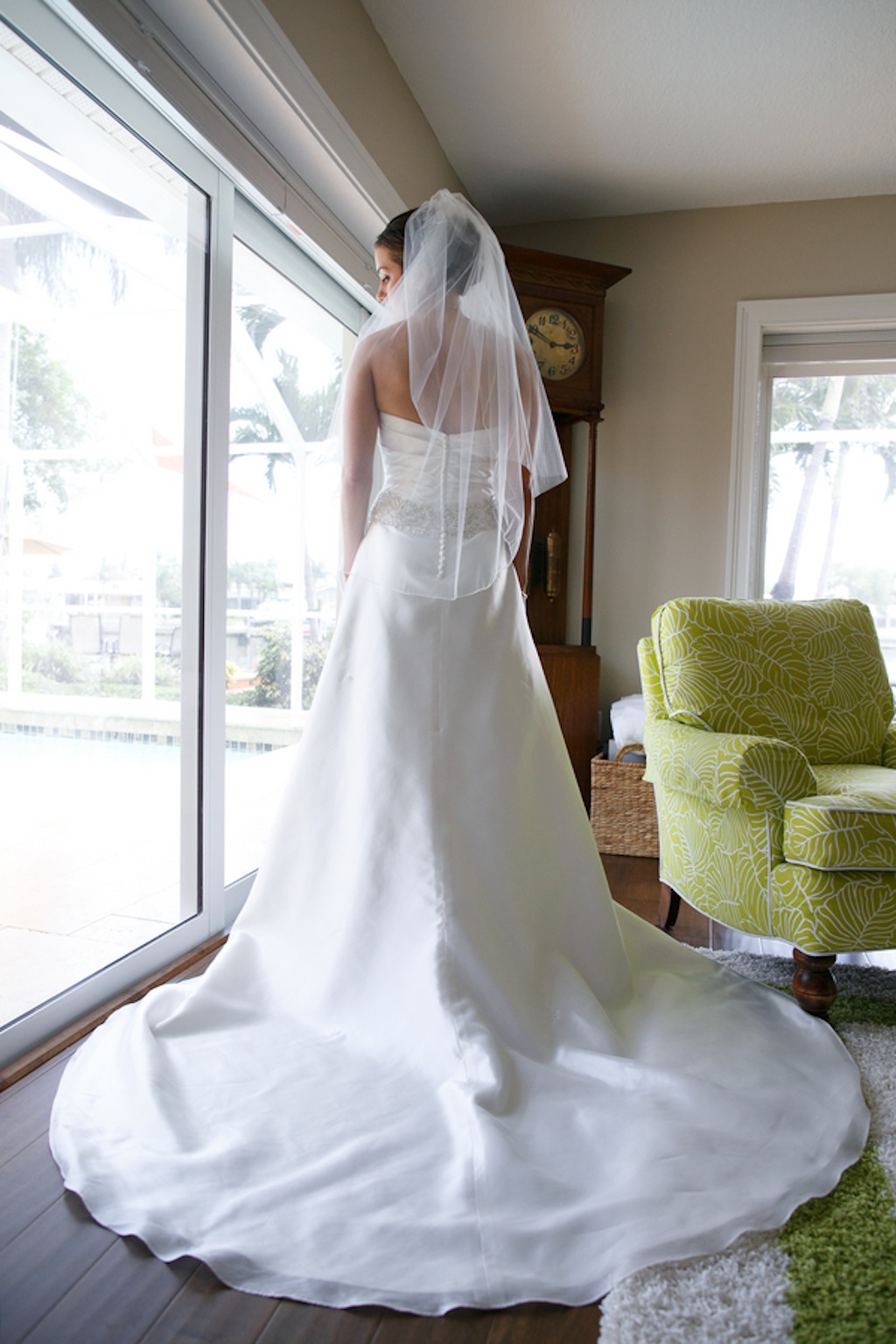 Back of Wedding Dress