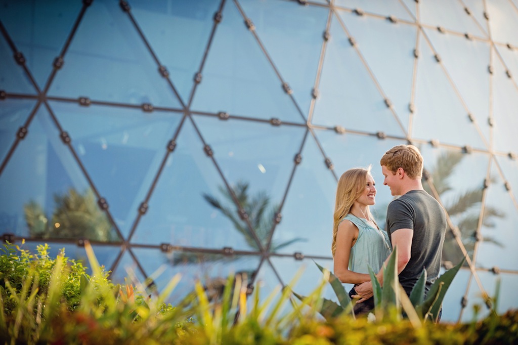 St. Pete, FL Wedding Engagement - Dali Museum