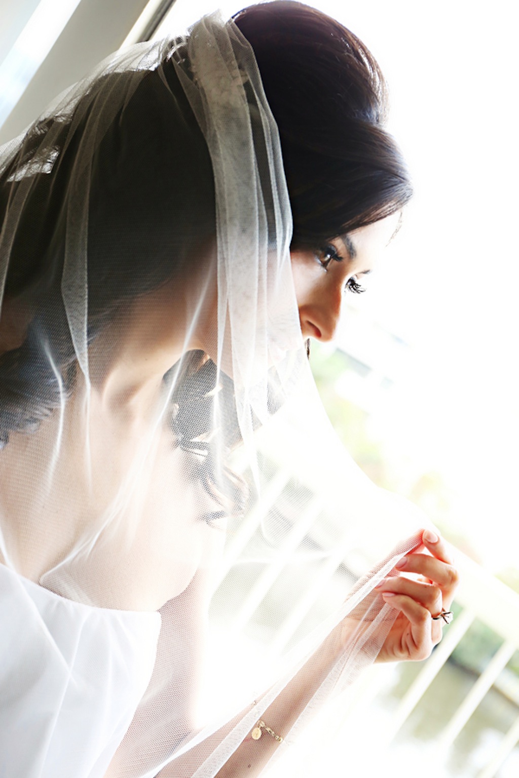 Bridal Portrait with Wedding Veil