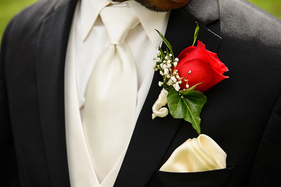 Red Rose Boutonniere