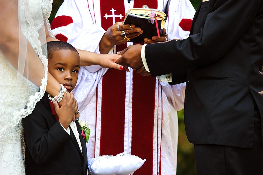 Child in Wedding Ceremony