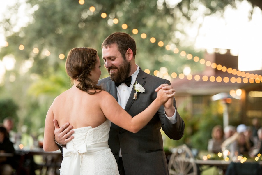 Bride & Groom First Dance | Rustic, Outdoor Wedding Ceremony Rocking H Ranch | Jeff Mason Photography