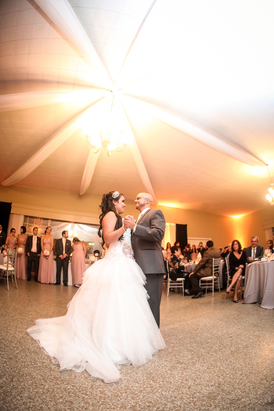 Bride and Groom First Dance | Davis Islands Garden Club Wedding Reception