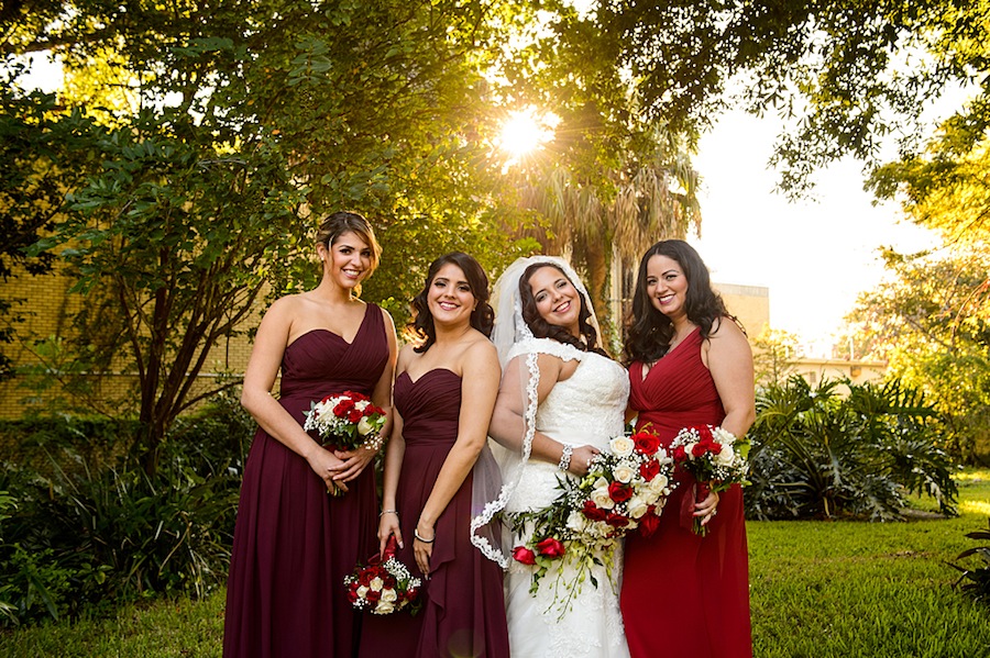 Red Bridesmaids Dresses