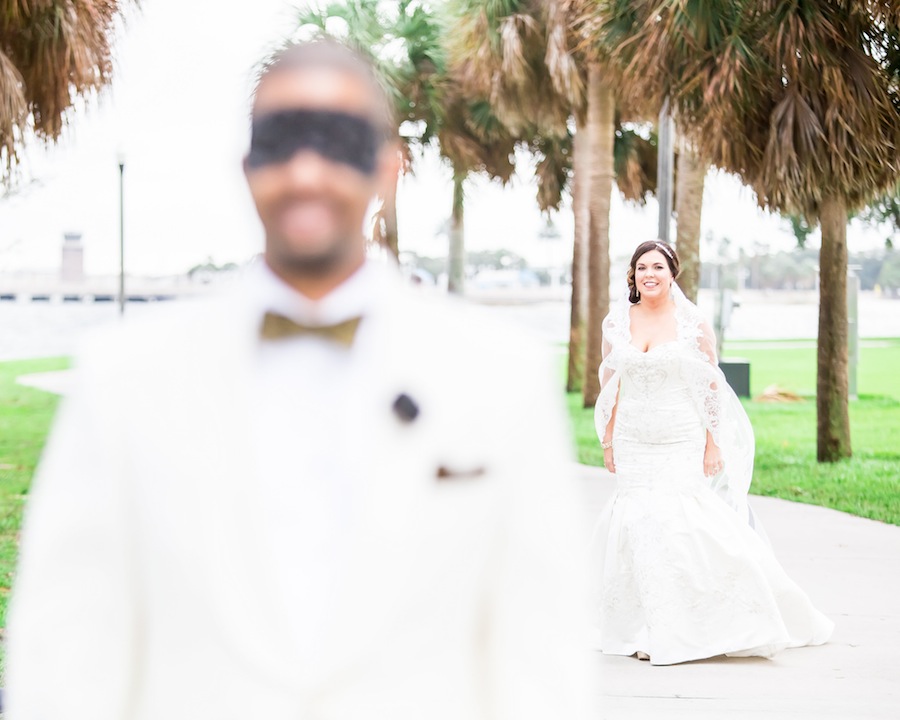 Bride and Groom First Look |Rad Red Creative