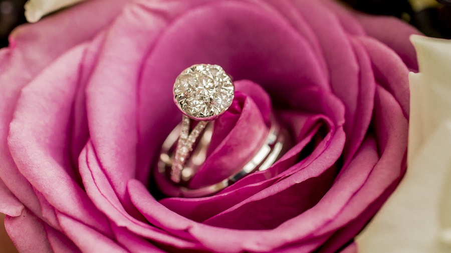 Wedding Rings in Rose