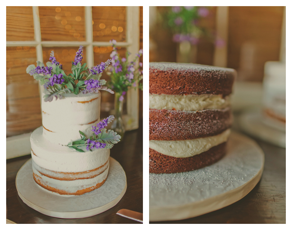 Rustic Wedding Cake | No Icing Wedding Cake