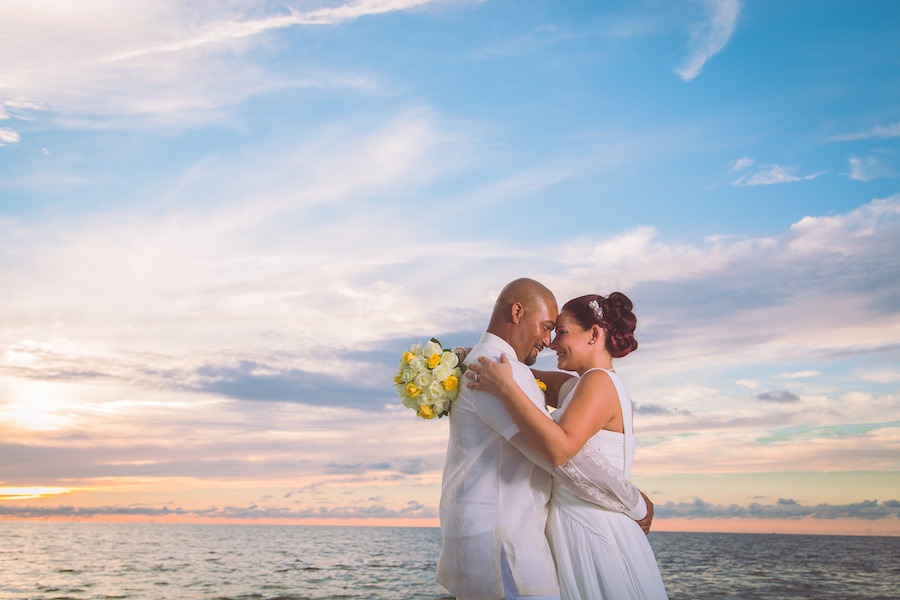 Pass-A-Grille Beach Wedding | Wedding Portrait by Mari Sabra Photography