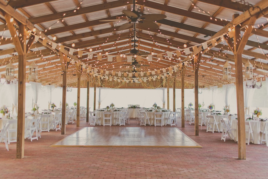 Outdoor Rustic Cross Creek Ranch Barn Wedding Reception Venue