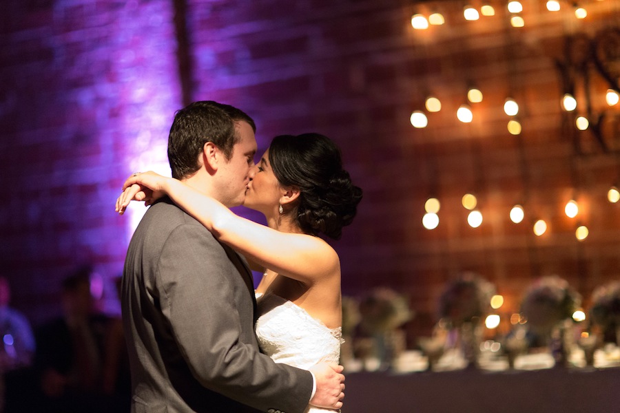30 Bride and Groom Kissing at Wedding Reception | Roohi Photography