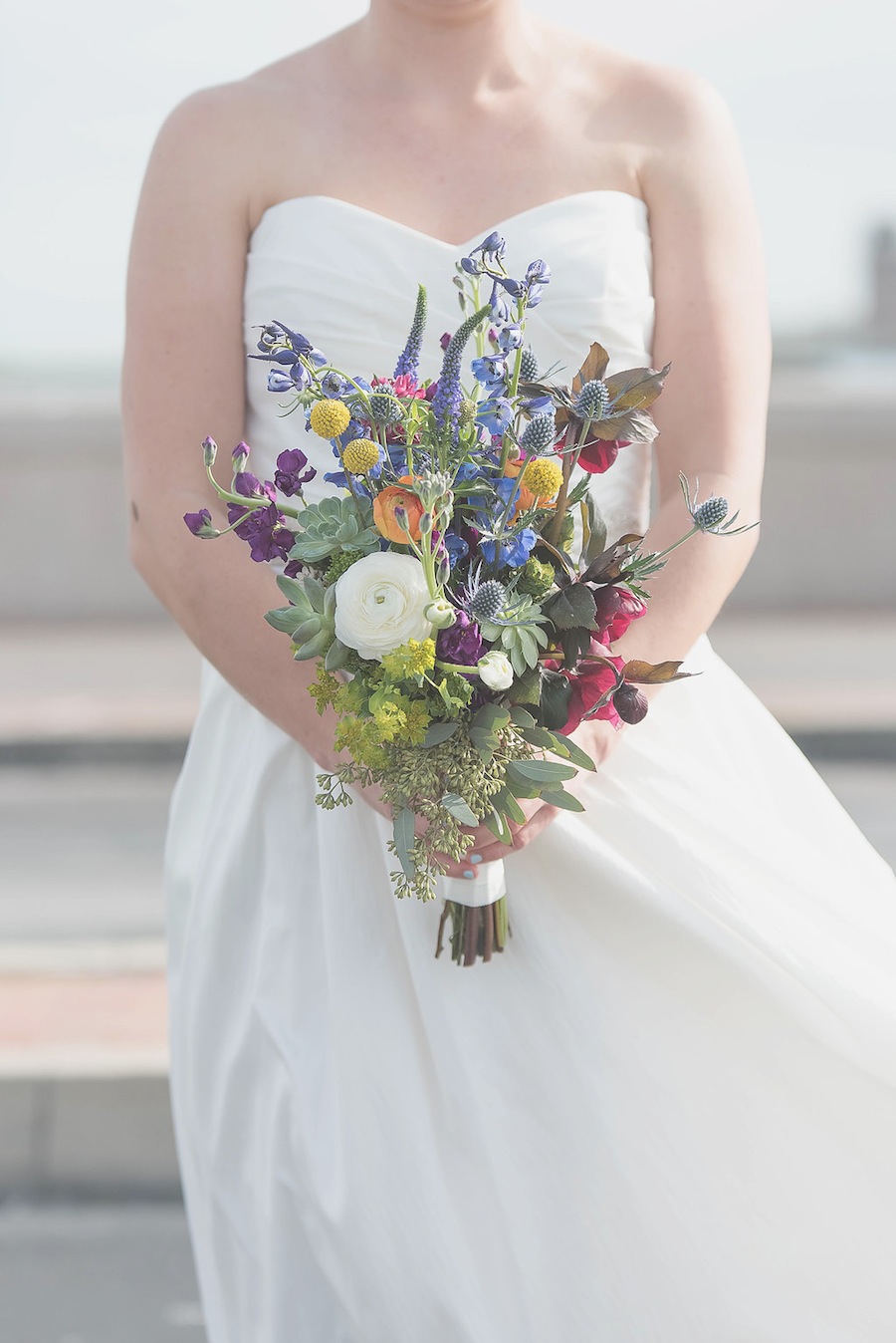 Spring, Garden Wedding Bouquet