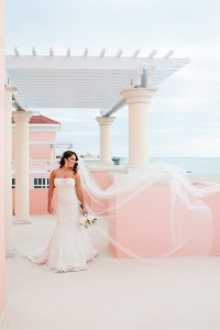 Clearwater Beach Bride on Wedding Day