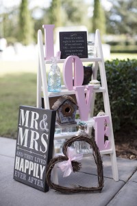 DIY LOVE Bookcase Ladder - Wedding Ceremony Decor