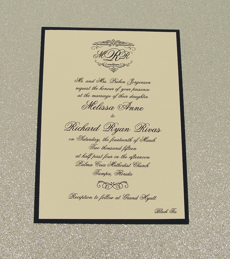 Traditional Custom Monograms | Tampa Wedding Invitations & Stationary Invitation Galleria