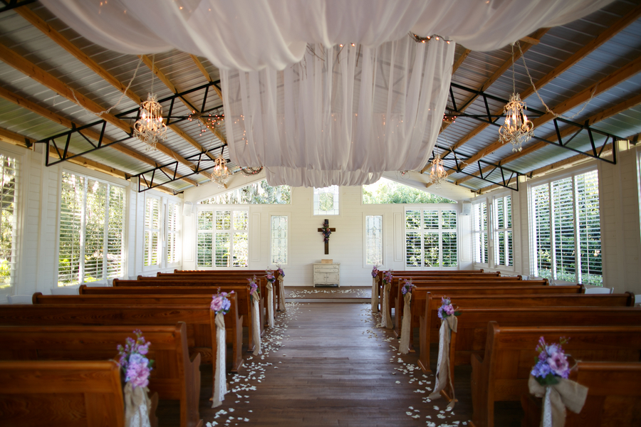 Rustic Cross Creek Ranch Wedding Ceremony | Country Church Tampa Bay Wedding