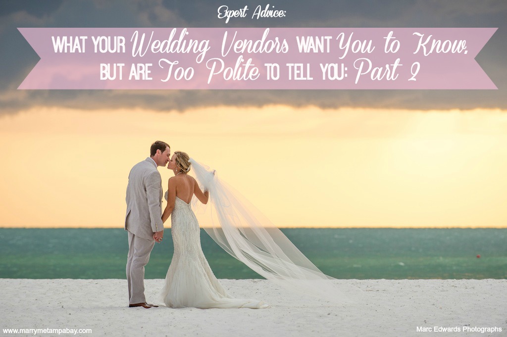 Expert Wedding Planning Advice from Top Tampa Bay Wedding Vendors