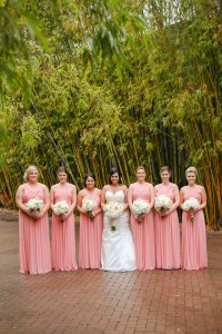 Peach Pink Bella Bridesmaid Dress | Alfred Sung D678 Apricot
