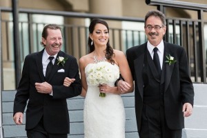 Jen Epstein Walk Down the Aisle on Wedding Day | Downtown Tampa Bride