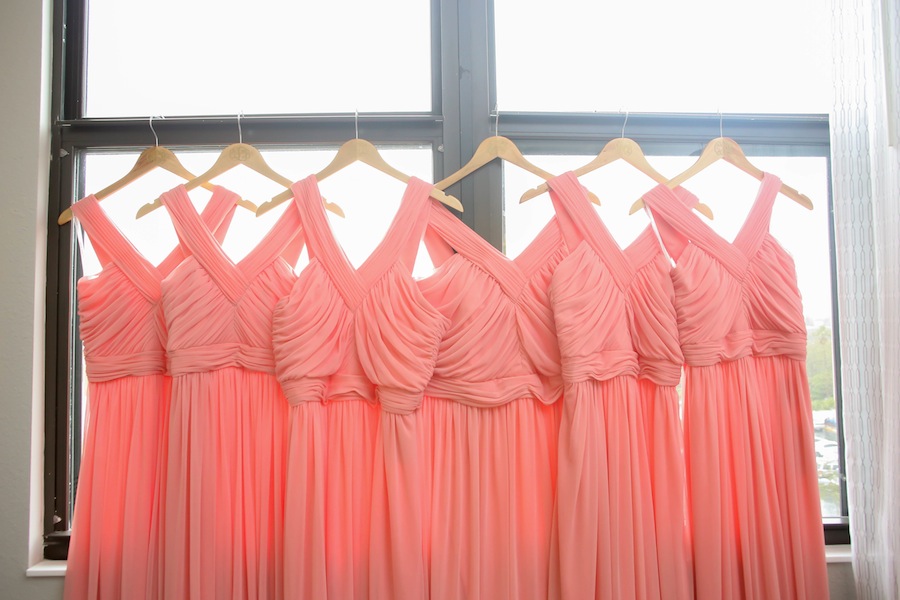 Peach Pink Bella Bridesmaid Dress | Alfred Sung D678 Apricot