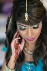 Blue Indian Bride | Tampa Wedding Hair and Make Up by Michele Renee The Studio