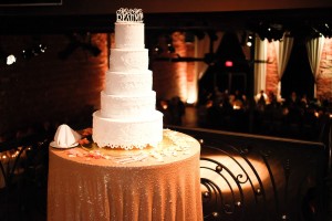 5-Tier White Round Wedding Cake