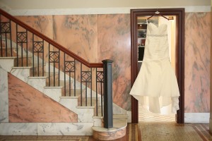 White Sweetheart Wedding Dress with Rhinestone Belt