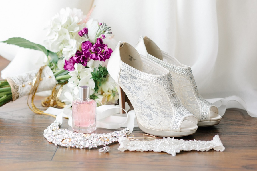 White Lace Wedding Booties | Open Toed Wedding Shoes