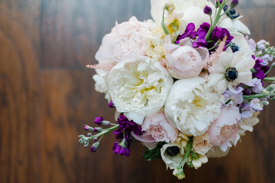 White, Blush Pink Wedding Bouquet | Vintage, Garden Wedding Flowers