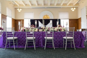 Purple Modern Indian Wedding | Downtown Tampa Wedding Venue Le Meridien