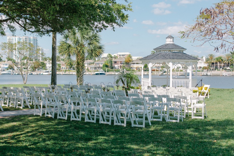 Davis Islands Garden Club Wedding Ceremony | Waterfront Tampa Wedding Venue